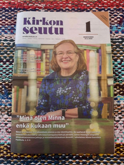 kuvassa Kirkon seutu lehti numero 1/2025