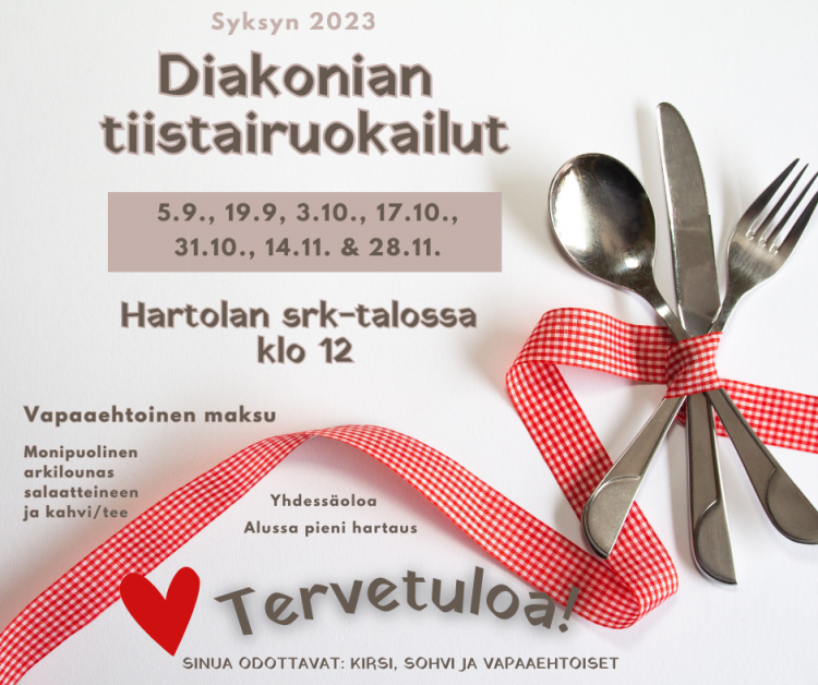 Tervetuloa syömään yhdessä!