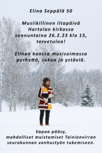 Elina50 Musiikillinen iltapäivä