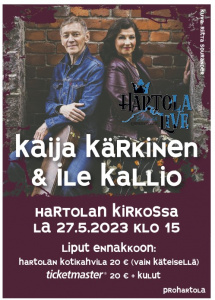 kuvassa Kaija Kärkinen ja Ile Kallio