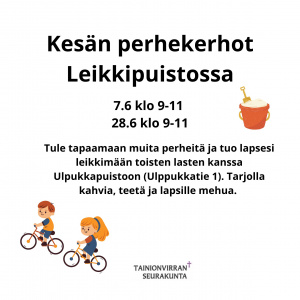 Kesän perhekerhot