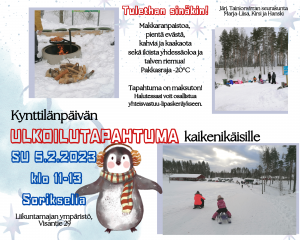Kaikki yhdessä ulkoilemaan!